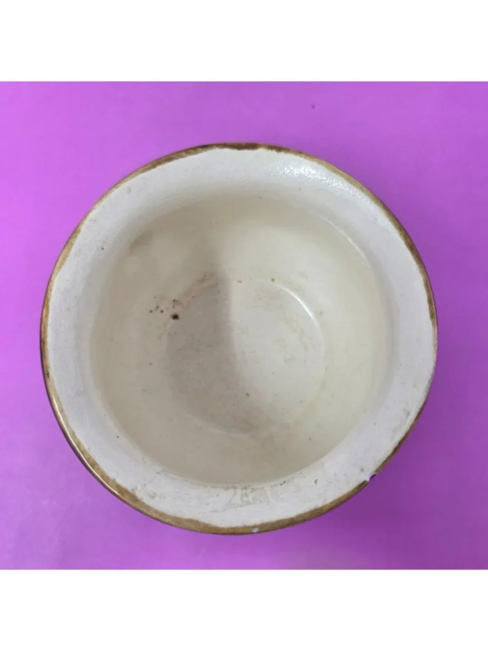 Vintage Angel Gifts by Pattee Handcrafted USA Pottery Bowl‎ Brown Drip Glaze